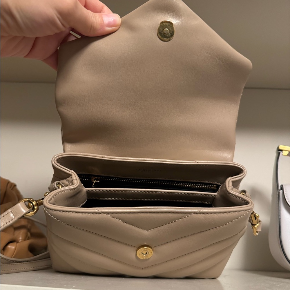 saint Laurent Lou lou bag in beige - Picture 12 of 12
